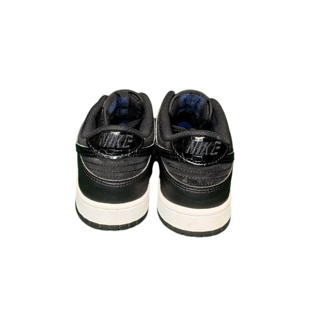 Nike Dunk Low GS Black Croc Swoosh Kids Shoes‎ FV7472-001 Size 6Y